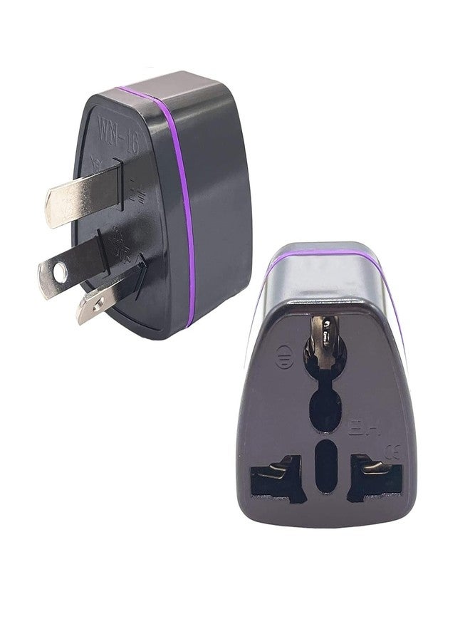 Adaptro Type I Adapter for Australia - Universal Travel Plug Converter - India to Australia, China, New Zealand, Fiji - for Mobile Phones, Laptops, Camera - 10A 250V - Black, 2 Adapter - Image 1